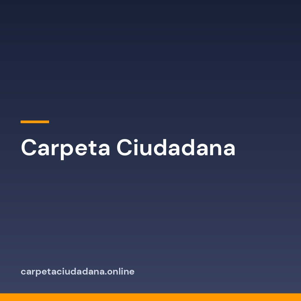 Carpeta Ciudadana